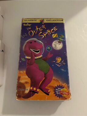 Barney In Outer Space VHS Video Tape Never on TV Classic Collection 1997
